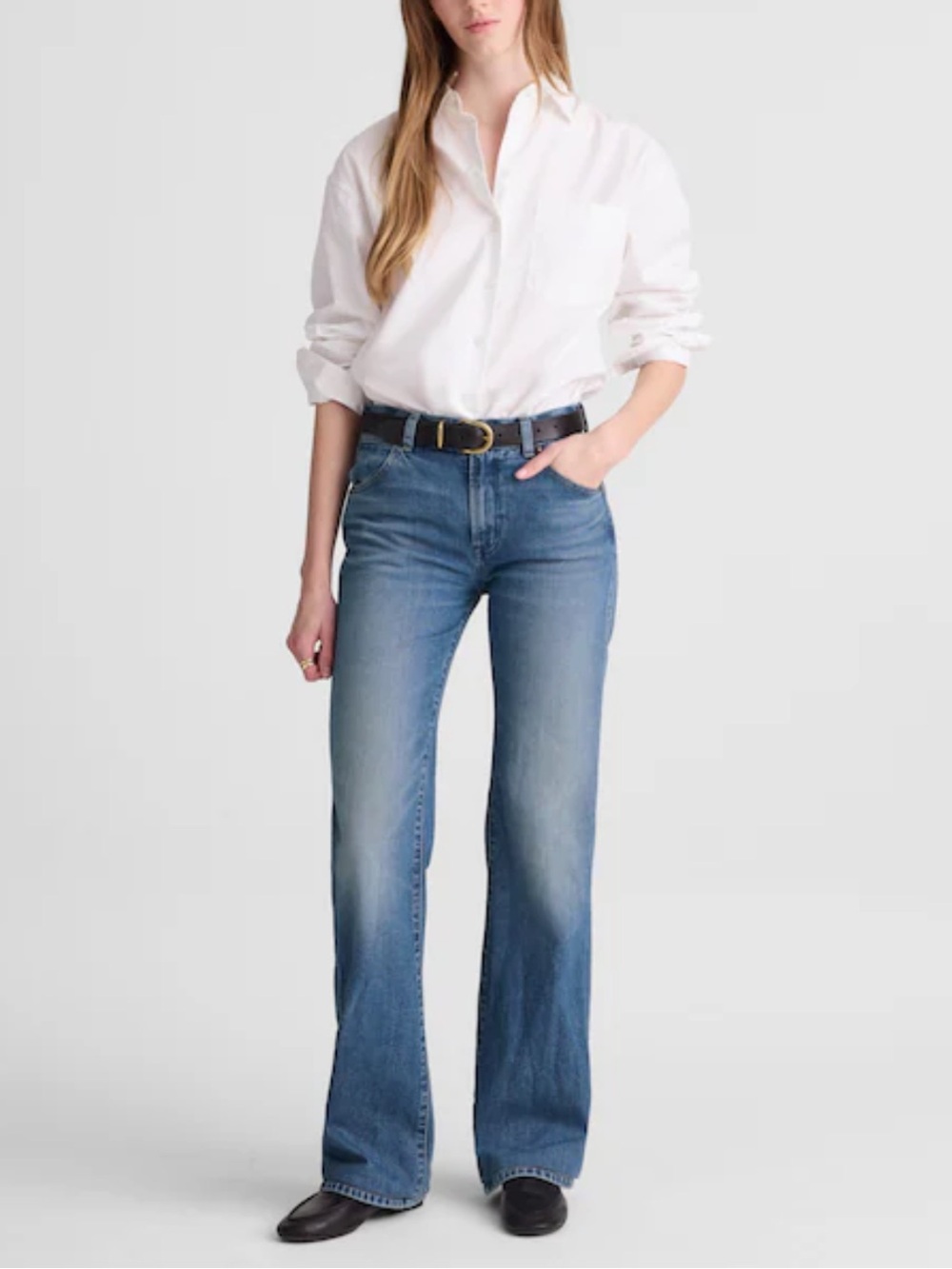 Madewell Women's Relaxed Bootcut Jeans Retro Bright Wash‎ NWT Size 30